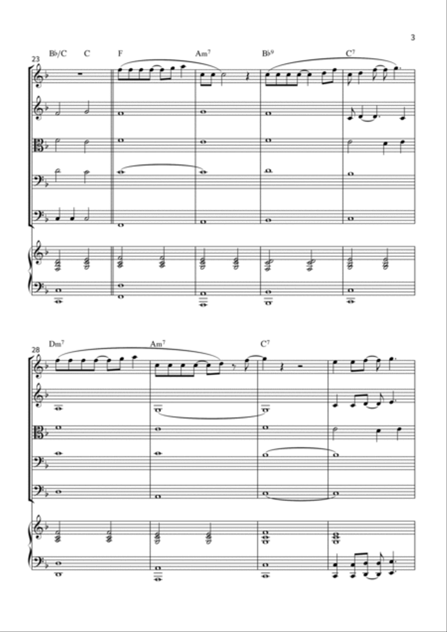 Part Of Your World (reprise) String Quintet scores gallery preview page 3