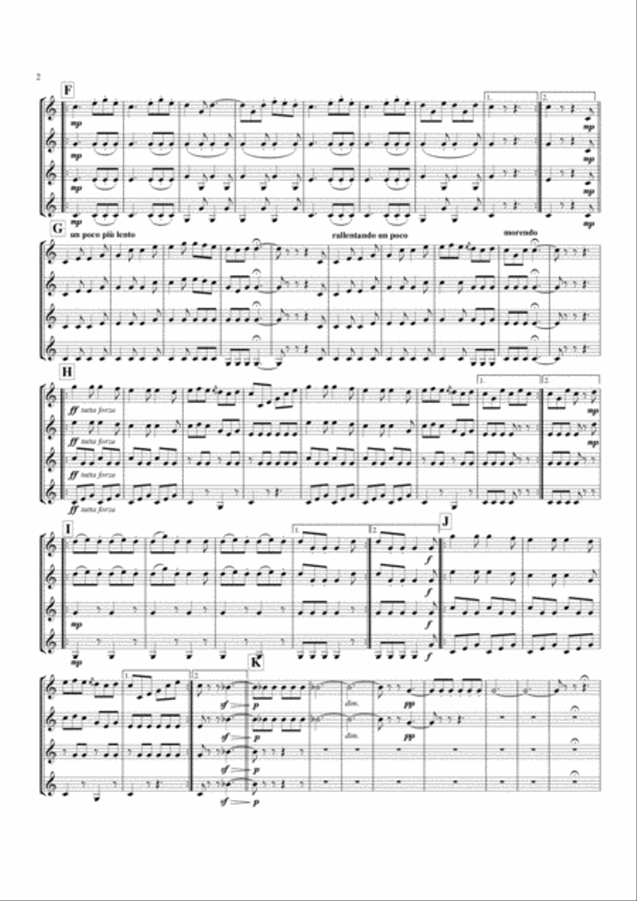 Fanfare for the Hunt Horn scores gallery preview page 2
