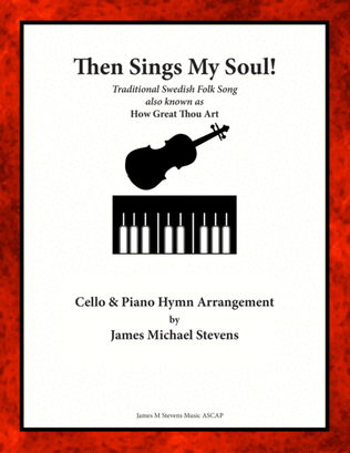 Book cover for Then Sings My Soul - Cello & Piano