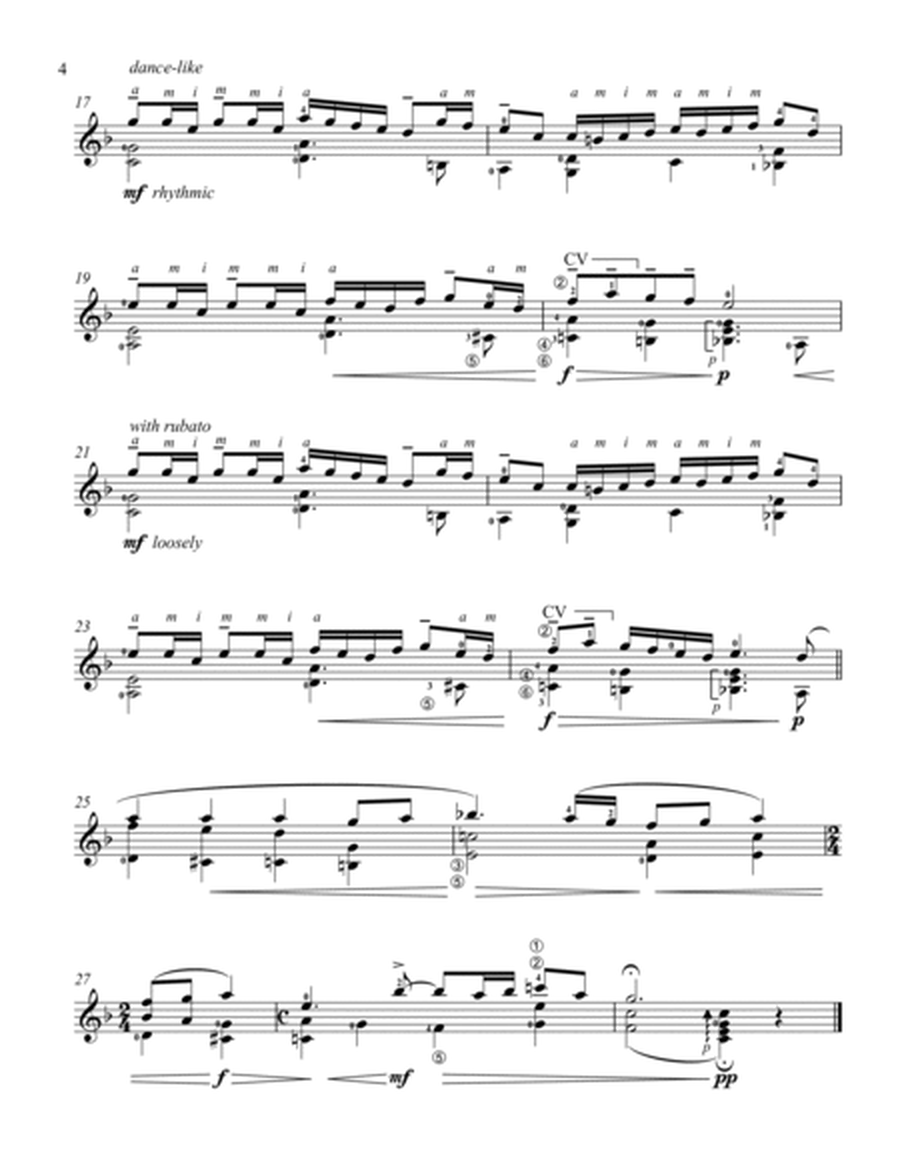 Three Chorales for solo guitar