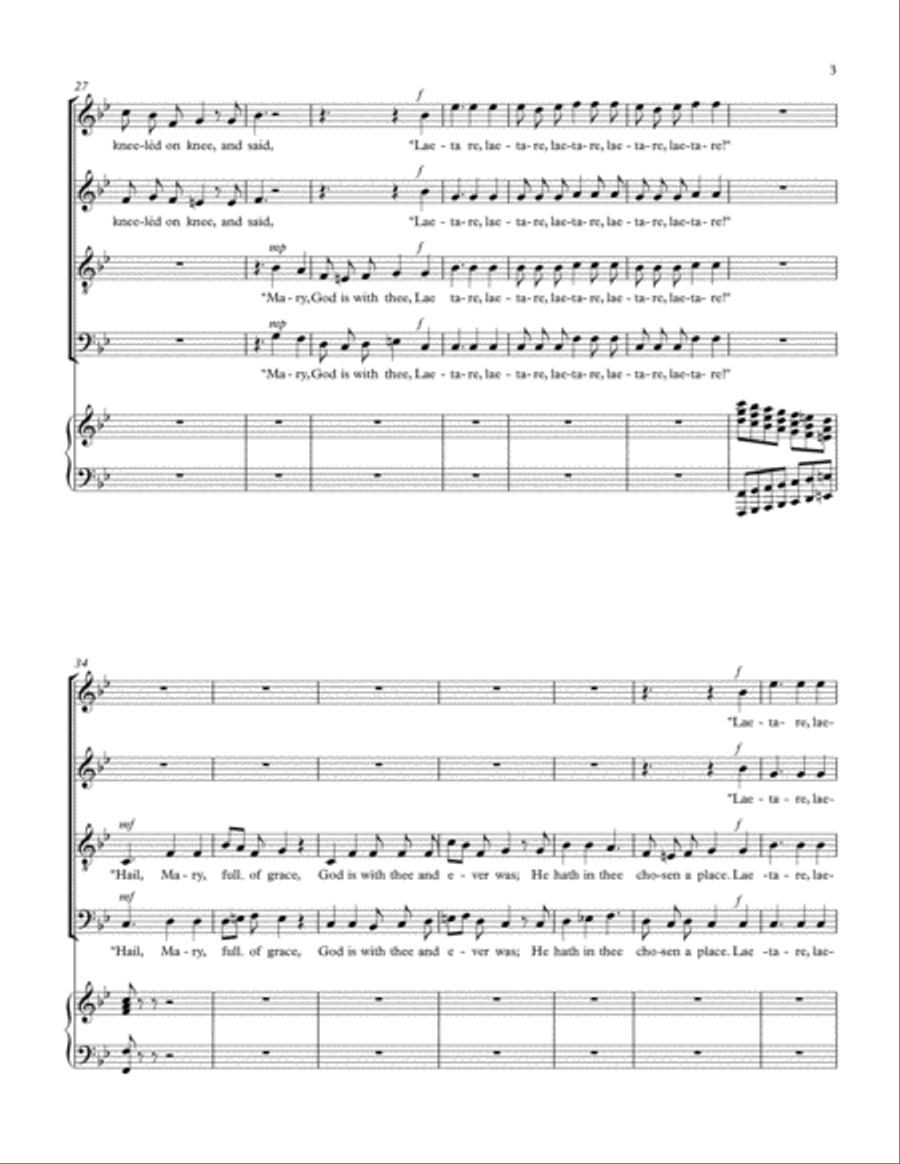 Laetare Laetare 4-Part scores gallery preview page 4