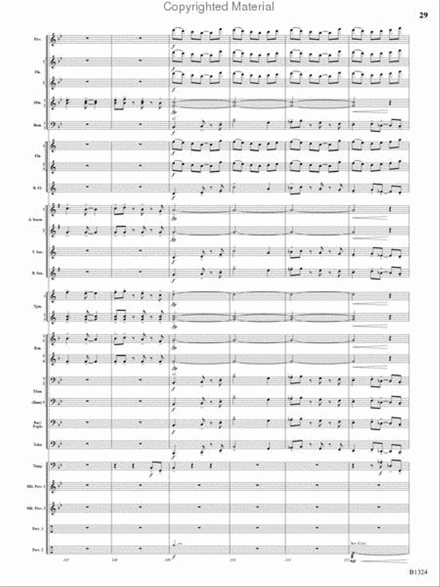 Fusion Concert Band scores gallery preview page 28