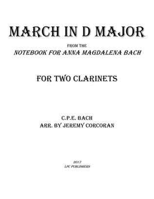 March in D Major from the Notebook for Anna Magdelena Bach