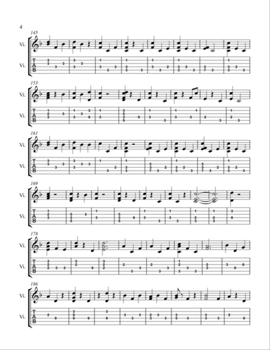 I Surrender Easy Guitar scores gallery preview page 4