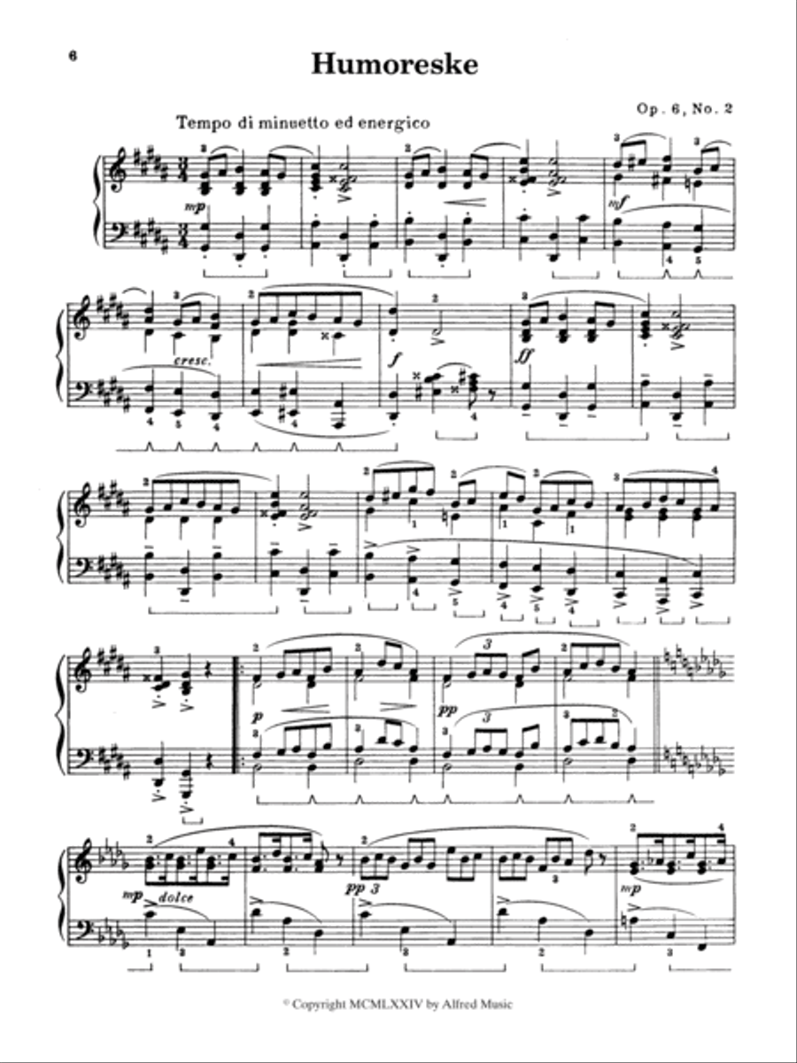Grieg -- Selected Works for the Piano Piano Solo scores gallery preview page 4