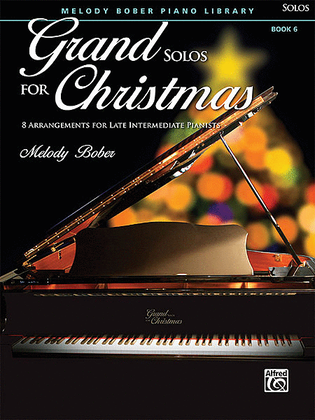 Book cover for Grand Solos for Christmas, Book 6