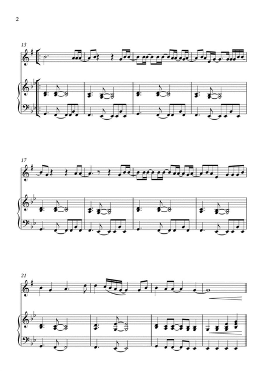 Hello Alto Saxophone scores gallery preview page 2