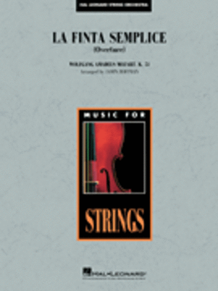 Book cover for La Finta Semplice (Overture)