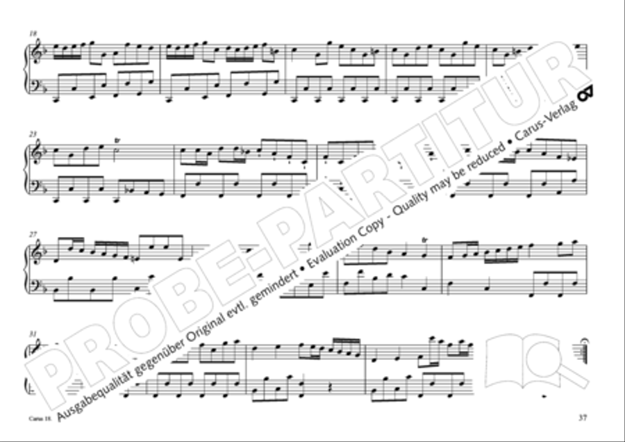 Pastoral music for organ, vol. 2: Germany, Bohemia, Austria, South Tyrol Organ Solo scores gallery preview page 38