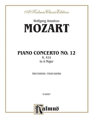 Book cover for Piano Concerto No. 12 in A Major, K. 414