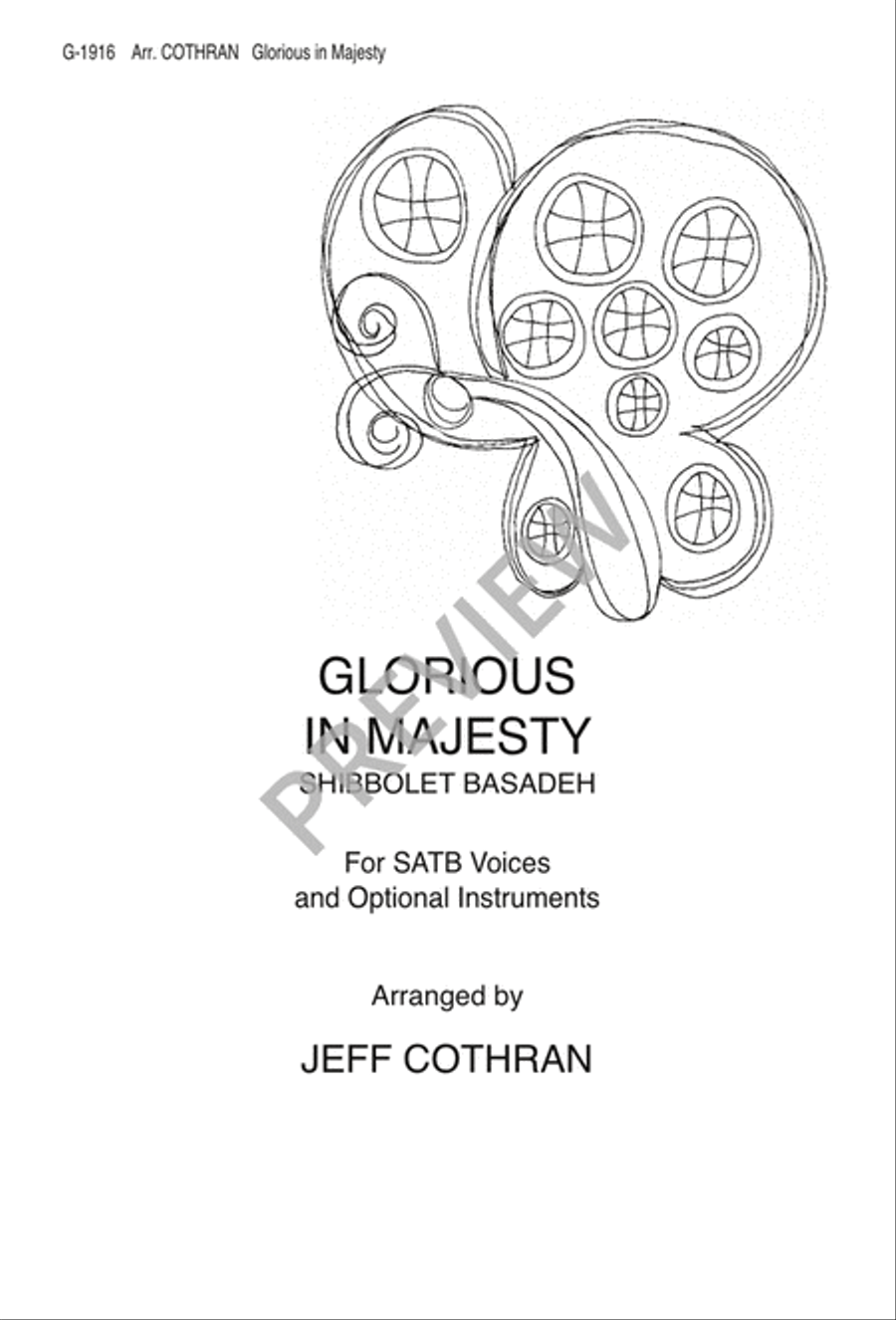 Glorious in Majesty 4-Part scores gallery preview page 2