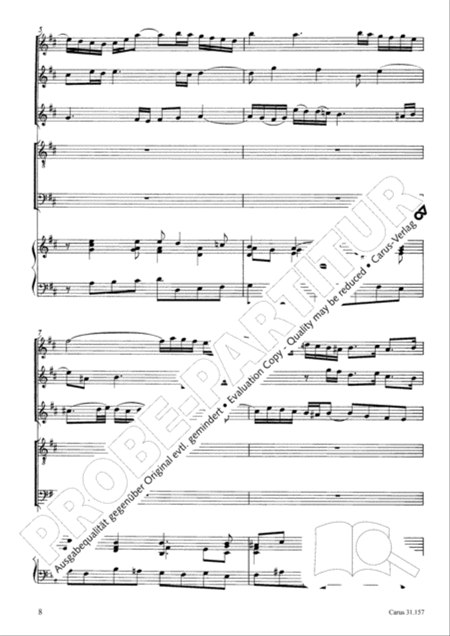 Lord, do not depart until I am blessed (Ich lasse dich nicht, du segnest mich denn) TB scores gallery preview page 9