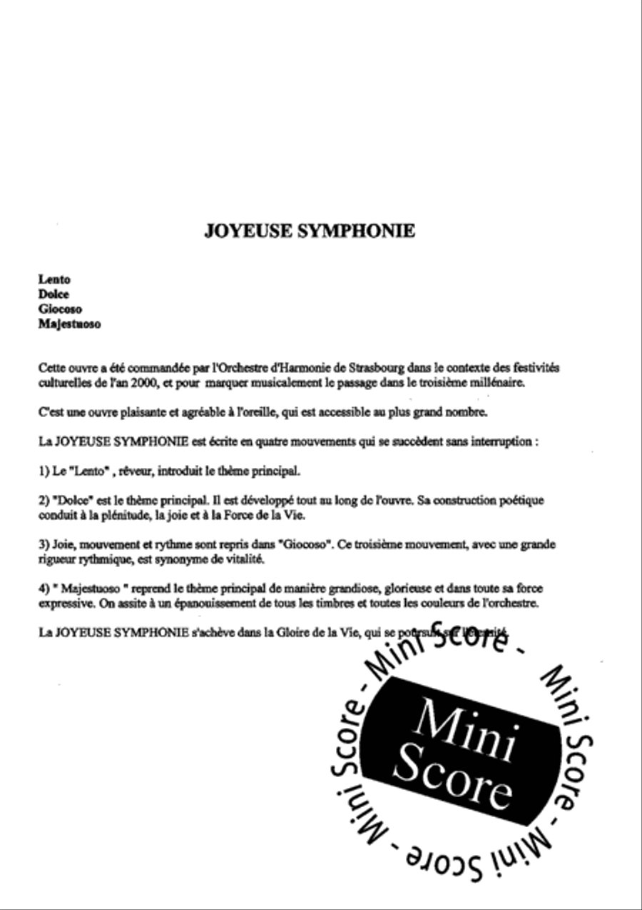 Joyeuse Symphonie image number null