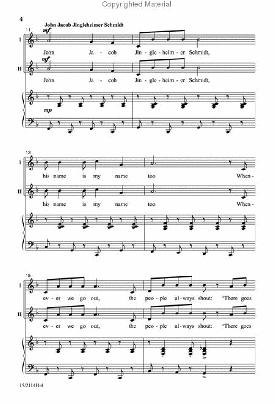 Seven Silly Songs Seven Silly Songs 2-Part scores gallery preview page 4