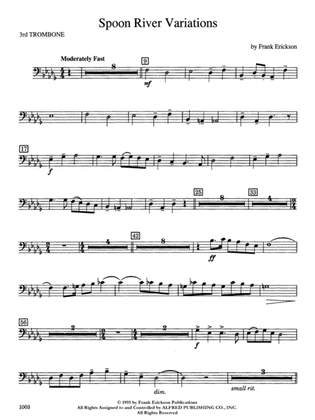 Spoon River Variations: 3rd Trombone