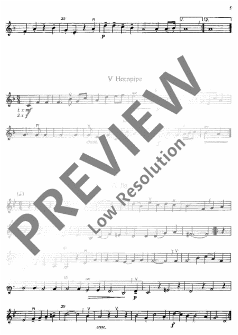 The Married Beau The Married Beau Violin scores gallery preview page 6