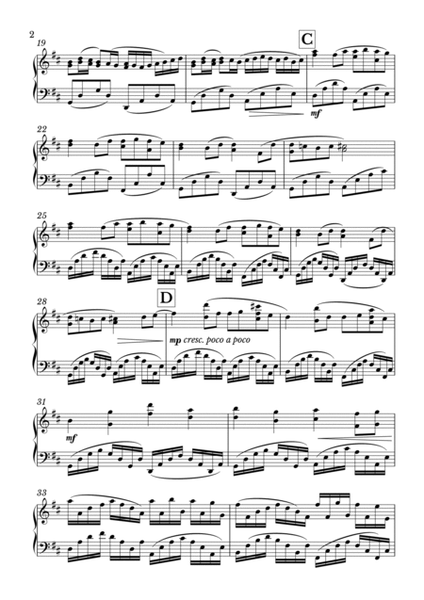 Canon in D for Piano solo image number null
