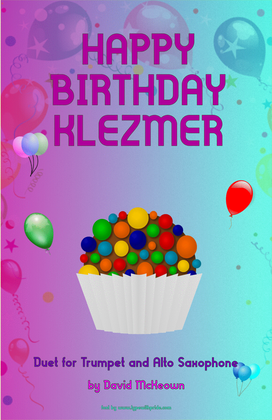 Happy Birthday Klezmer for Trumpet and Alto Saxophone Duet