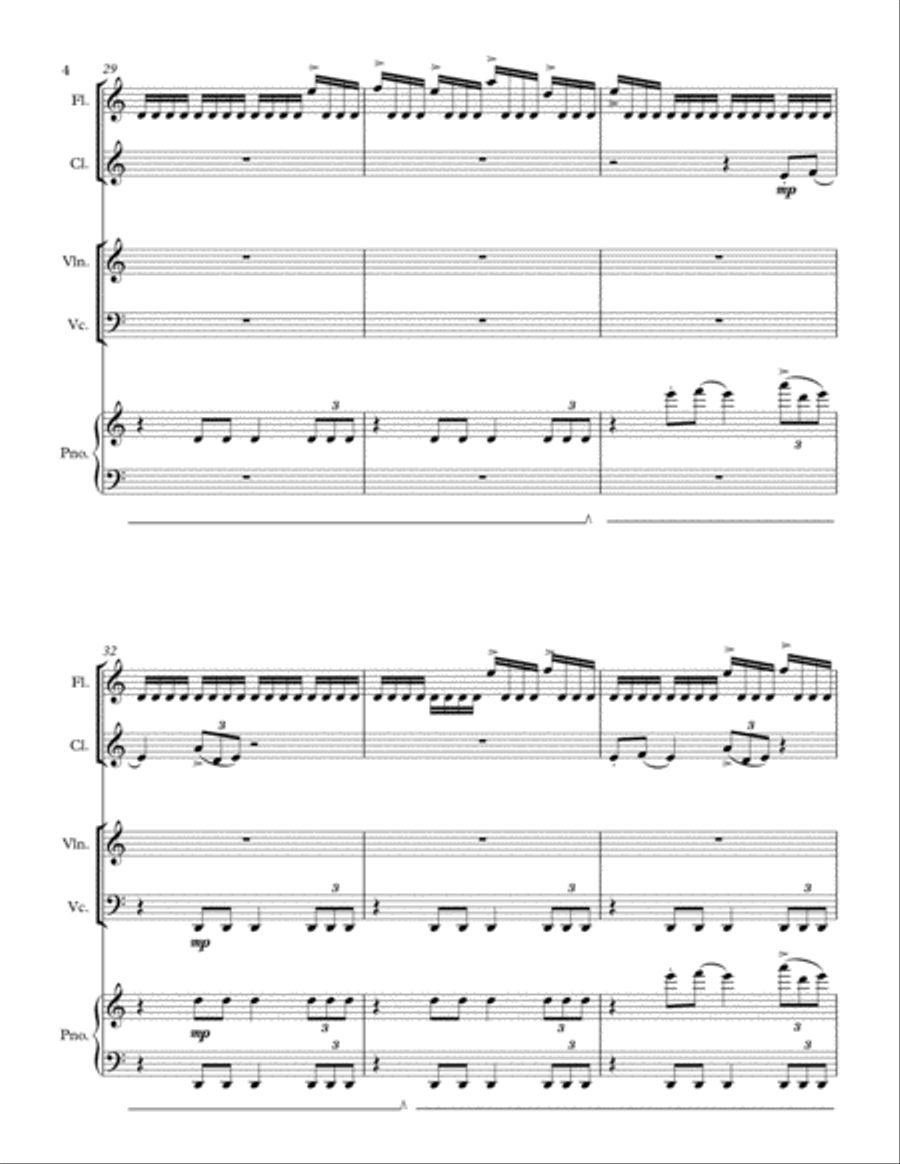 For Beauty's Sake Small Ensemble scores gallery preview page 4