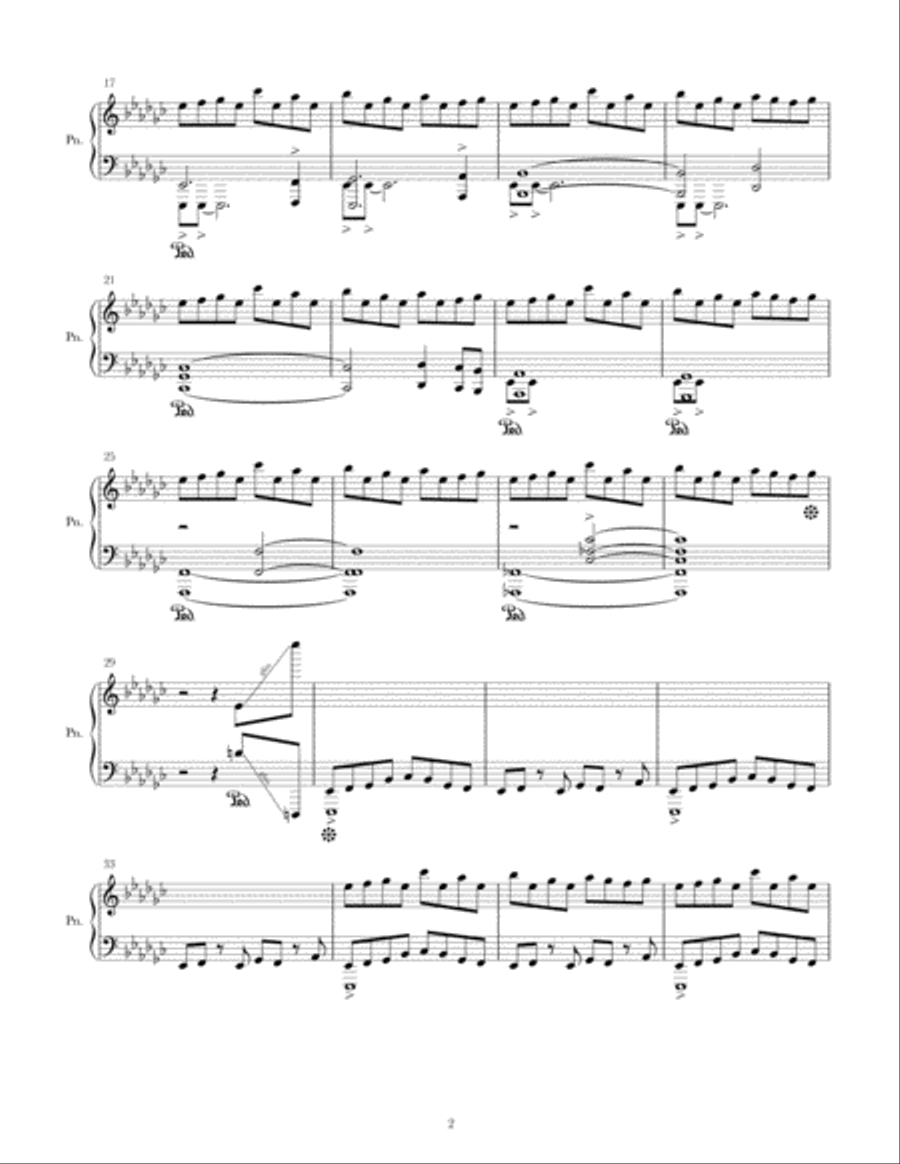 Dead Silence Piano Solo scores gallery preview page 2