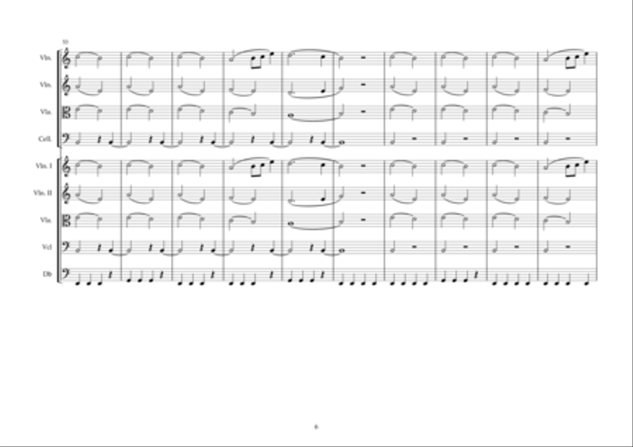 On Another's Sorrow On Another's Sorrow String Orchestra scores gallery preview page 6