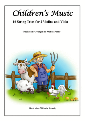 Book cover for Children's Music 16 String Trios for 2 Violins and Viola