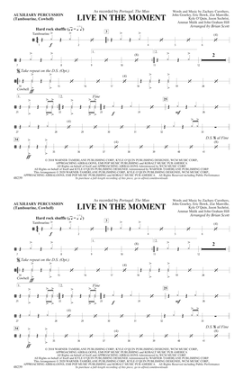 Live in the Moment: Auxiliary Percussion