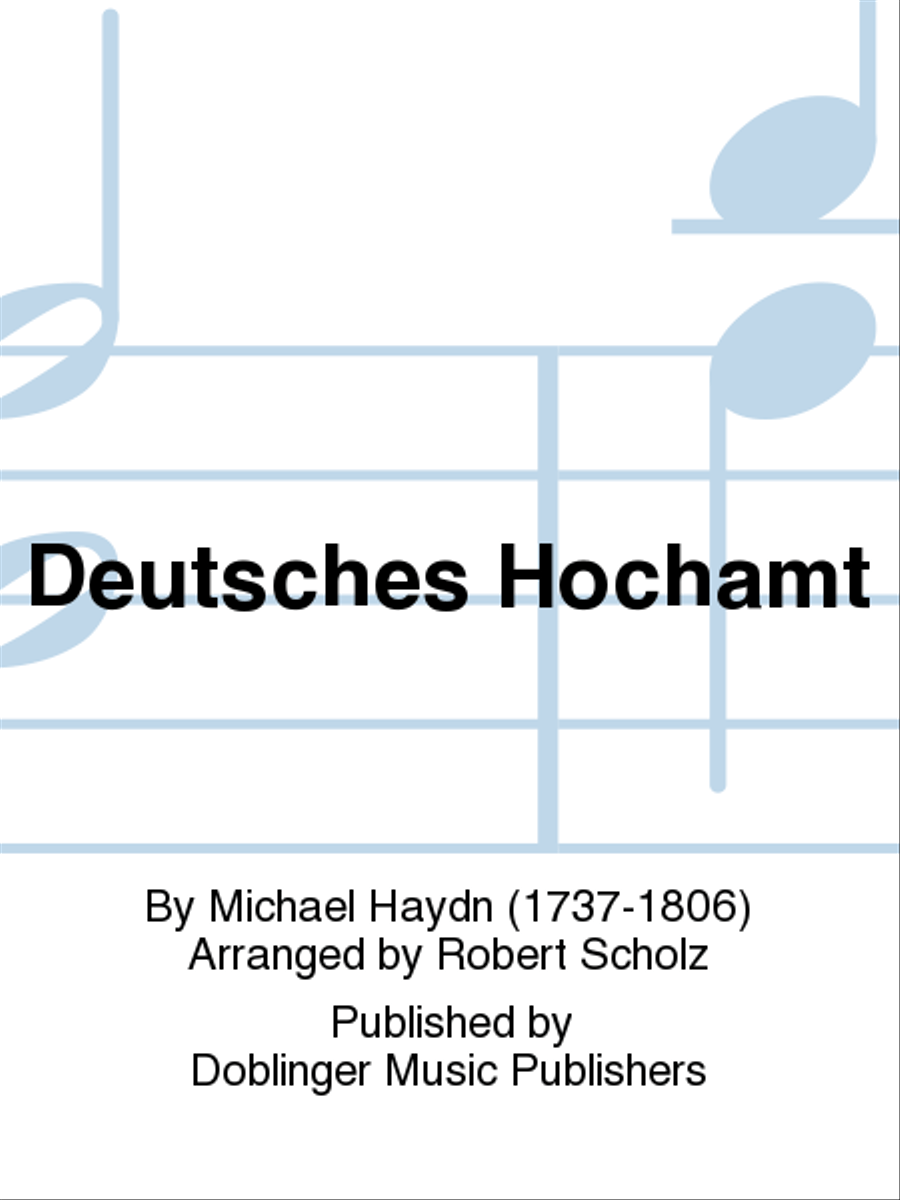 Deutsches Hochamt Choir scores gallery preview page 1