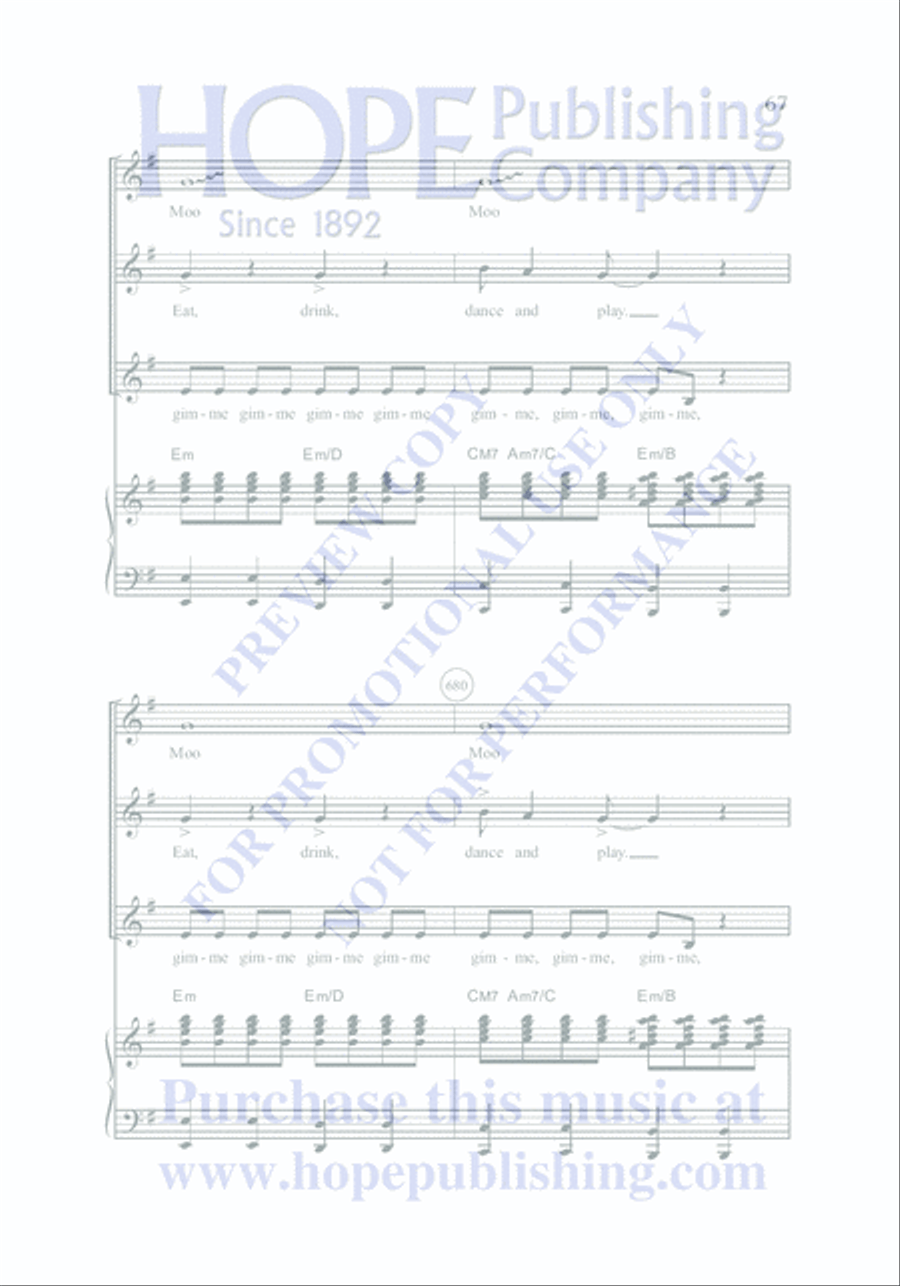 Are We There Yet Unison Choir scores gallery preview page 75