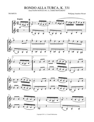Book cover for Rondo alla turca (from Piano Sonata No. 11, K. 331)