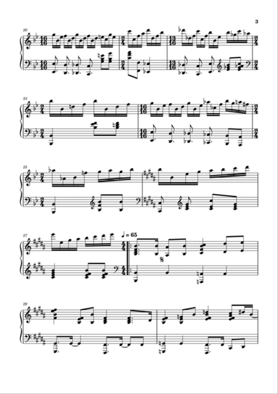 Firth Of Fifth Piano Solo scores gallery preview page 3