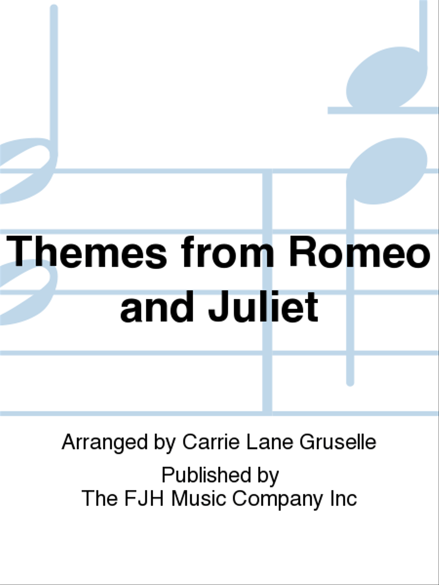 Themes from Romeo and Juliet String Orchestra scores gallery preview page 1