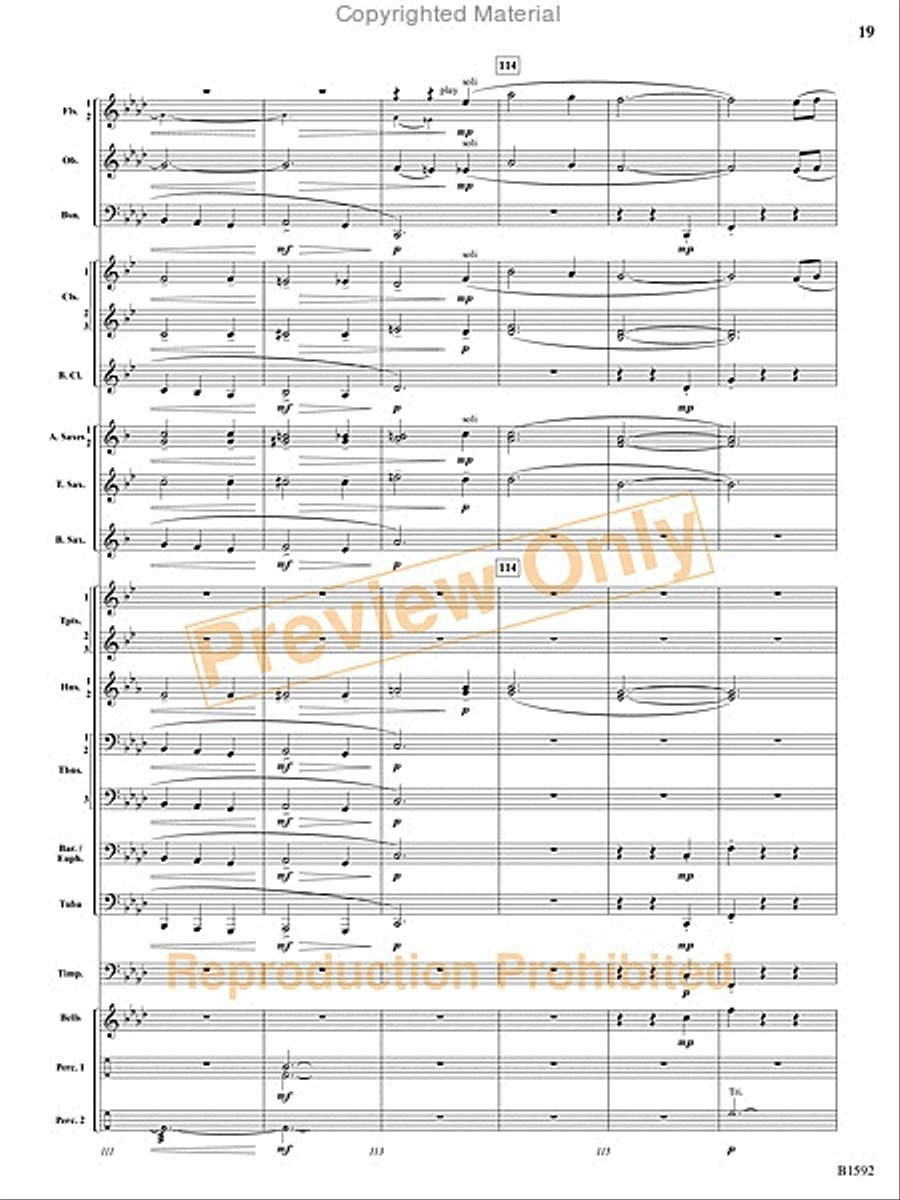 Dance of the Trolls Concert Band scores gallery preview page 20