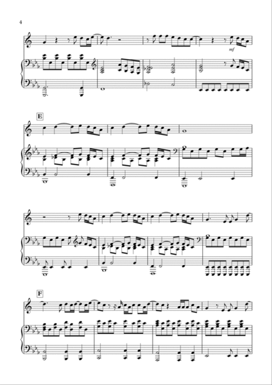 Angels Angels Alto Saxophone scores gallery preview page 4