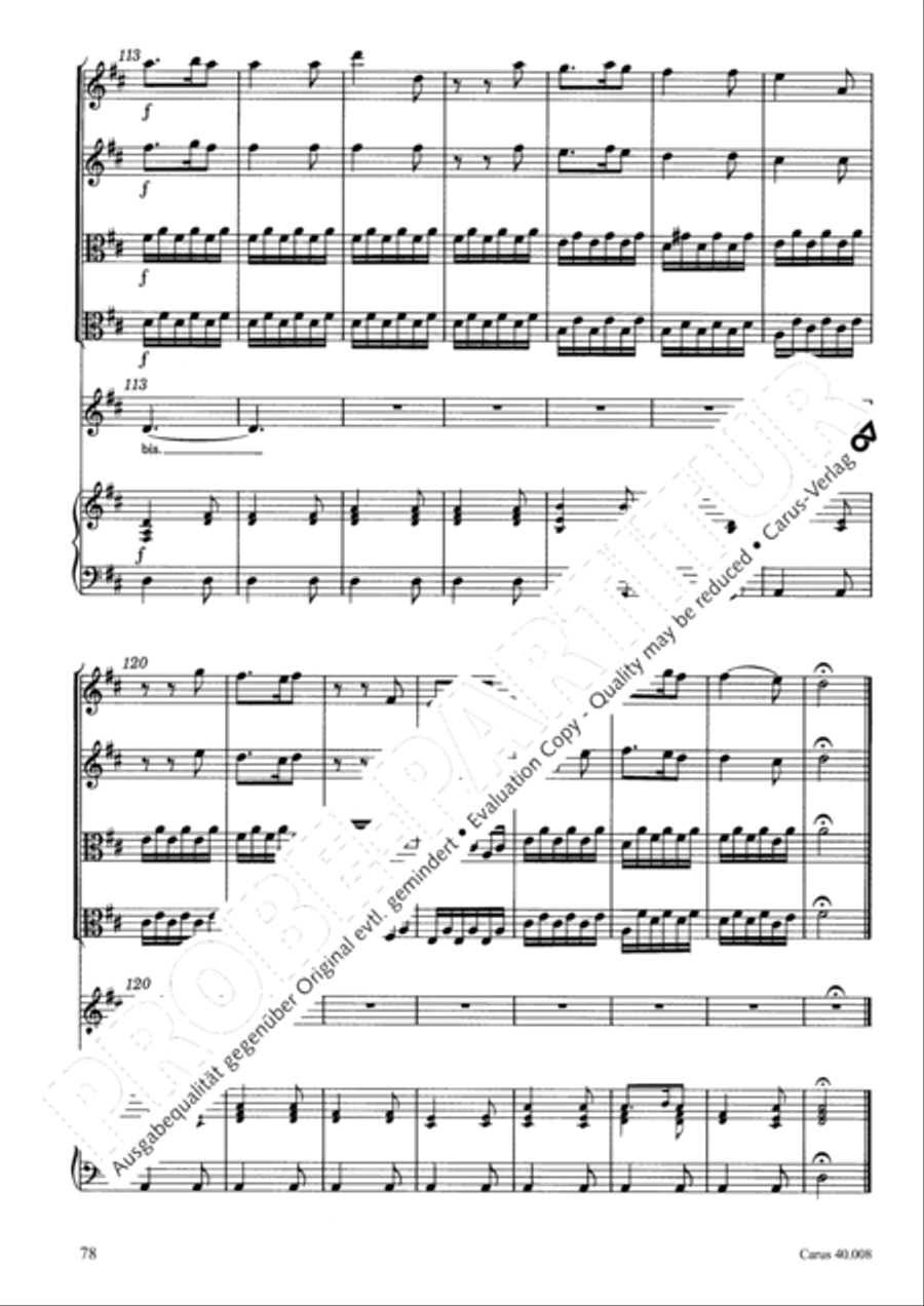 Introduzione e Gloria 4-Part scores gallery preview page 79