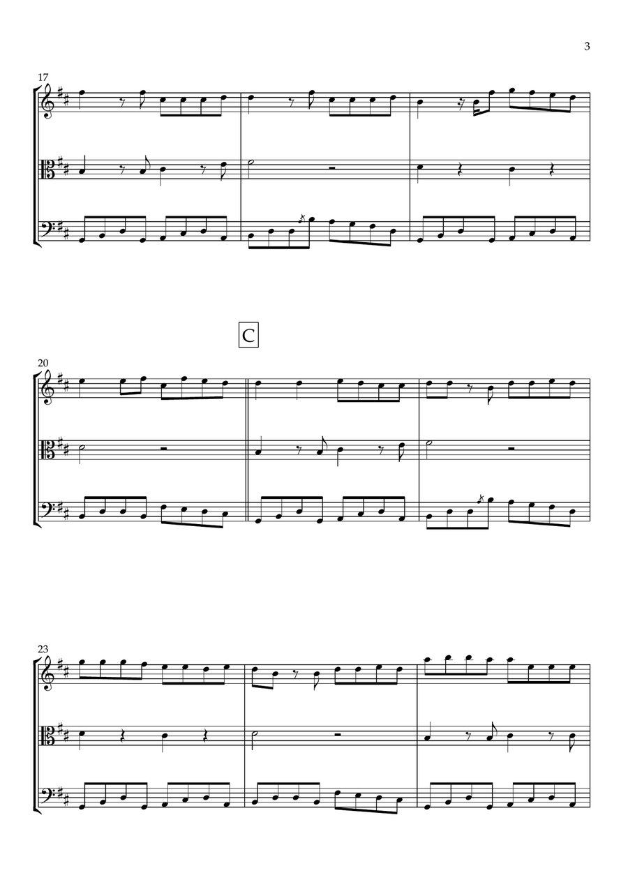 Last Night Last Night String Trio scores gallery preview page 3