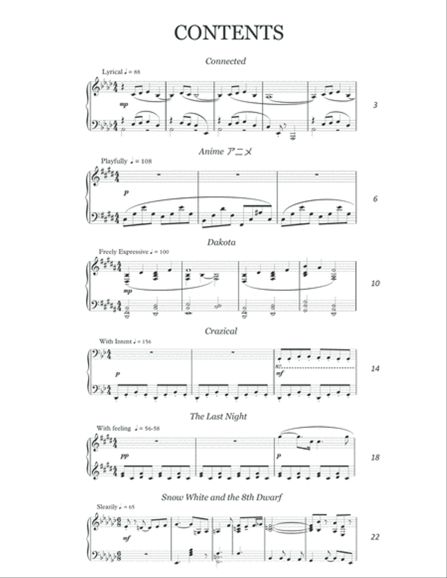 Justin Levitt Piano Solos - Connected (Vol. IV) Piano Solo scores gallery preview page 5