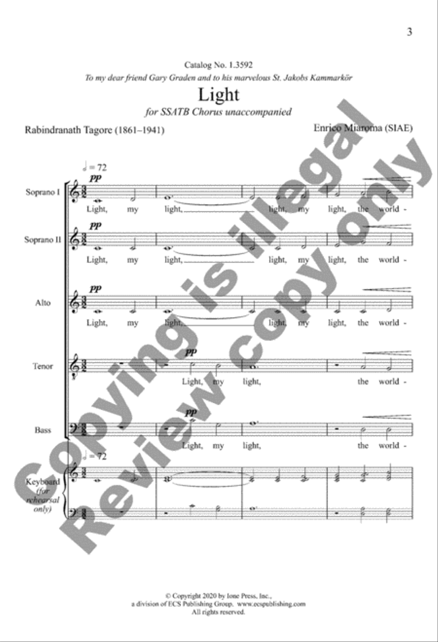 Light SSATB scores gallery preview page 3