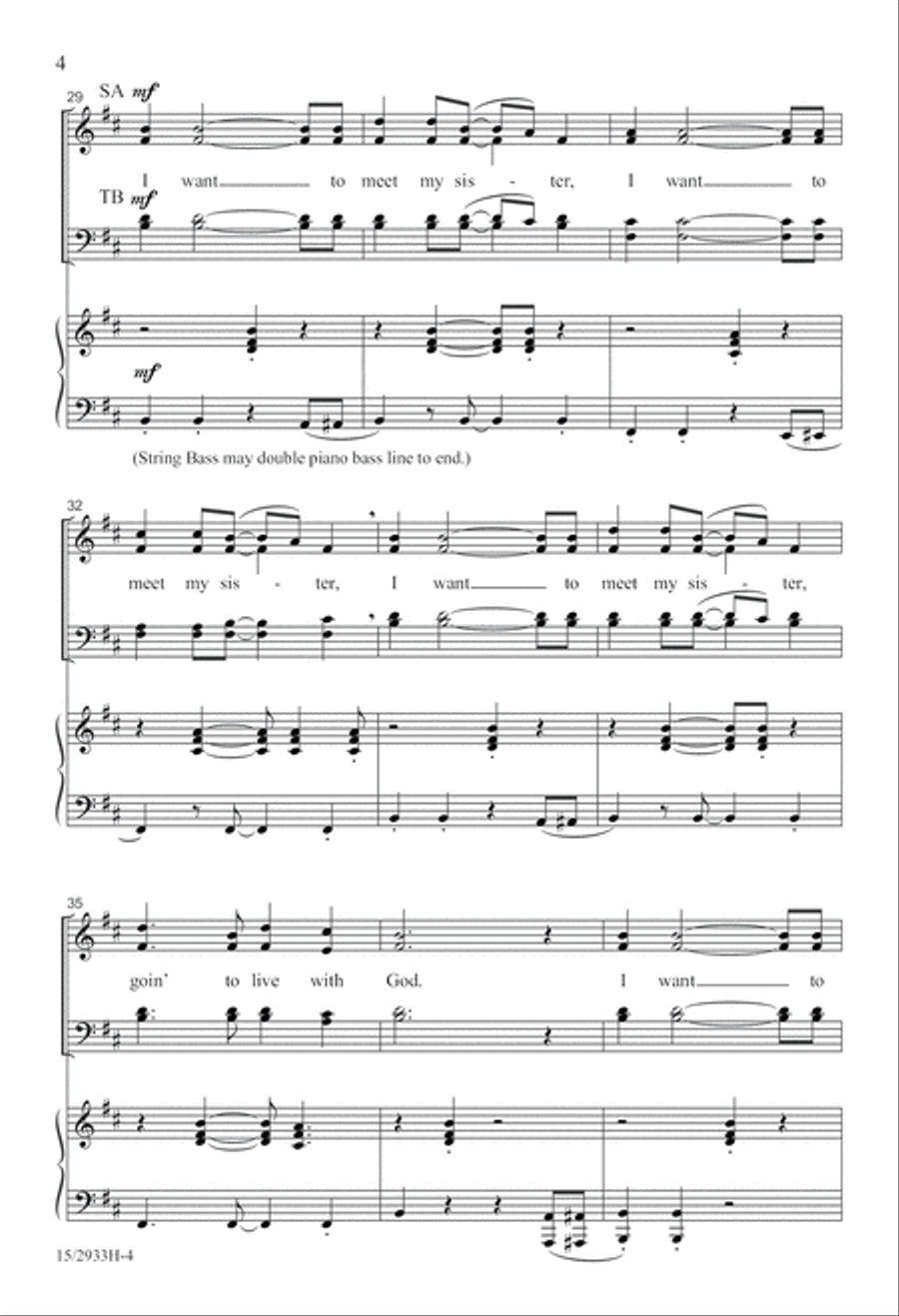 Soon I Will Be Done 4-Part scores gallery preview page 4