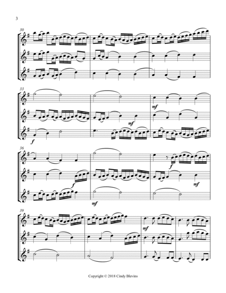 Pachelbel's Canon, for Clarinet Trio image number null