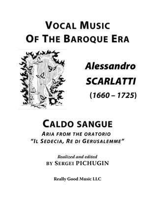 SCARLATTI Alessandro: Caldo sangue, aria from the oratorio Il Sedecia, Re di Gerusalemme, arranged f