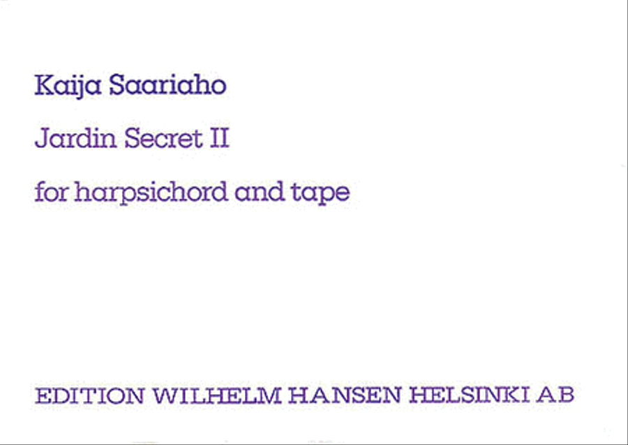 Jardin Secret II Jardin Secret II Harpsichord scores gallery preview page 1