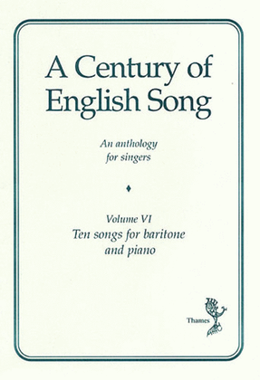 Book cover for A Century Of English Song Volume VI
