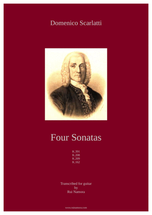 Book cover for Four Sonatas, K.391, K.208, K.209, K.162