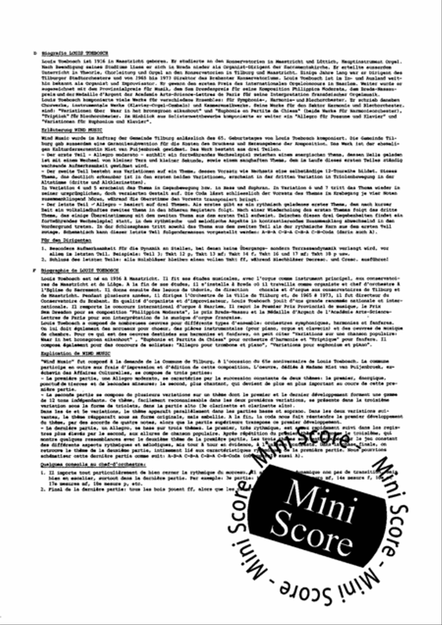 Windmusic Opus 123 Concert Band scores gallery preview page 5