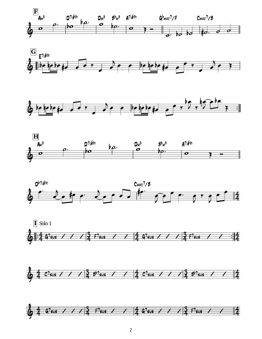 Triplicity Triplicity Piano Solo scores gallery preview page 2