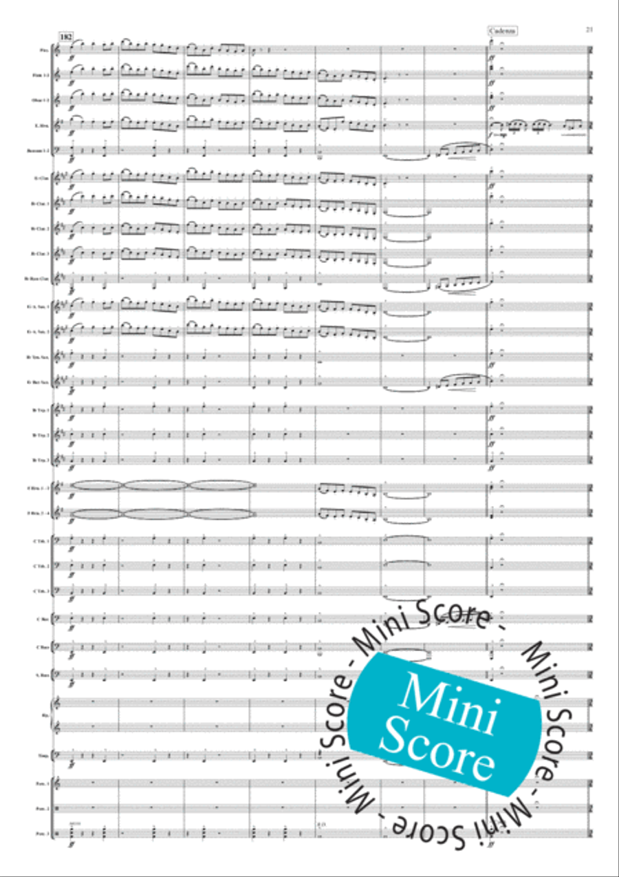 Songs of Liberation Concert Band scores gallery preview page 25