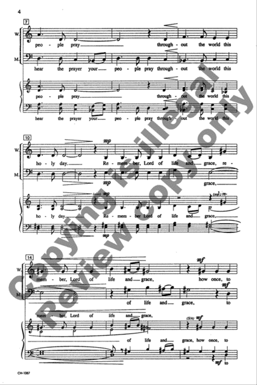 Christ, Redemptor Christ, Redemptor 4-Part scores gallery preview page 3