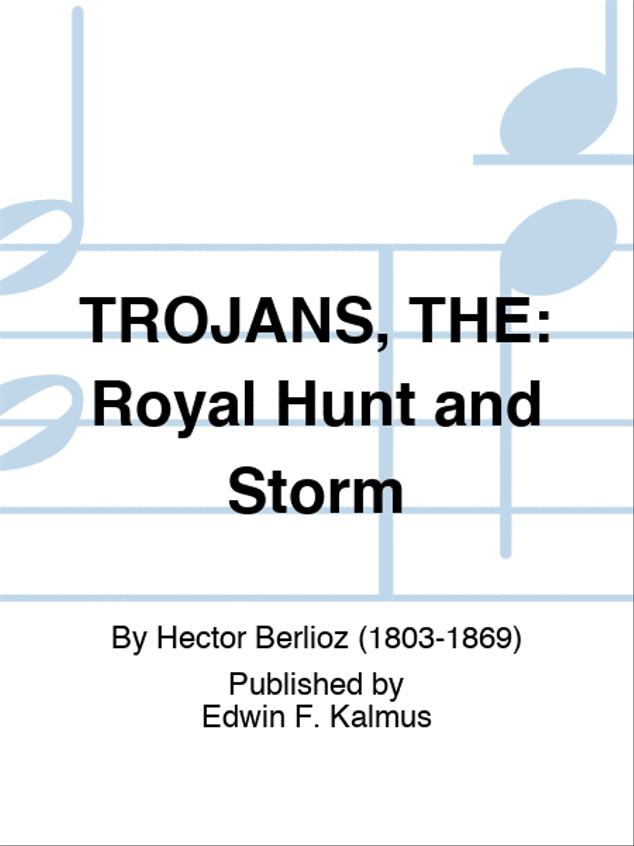 TROJANS, THE: Royal Hunt and Storm Score scores gallery preview page 1