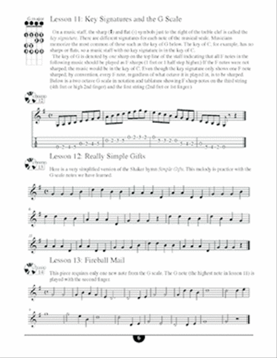 Reading Standard Music Notation for Mandolin & Fiddle Violin scores gallery preview page 2